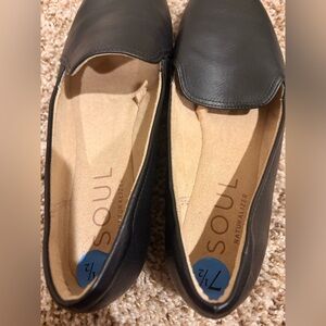 Naturalizer Soul Women's Dark Leather Flats